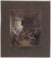 KT 1999 006
<br/>
Tableau-vivant, vertoond op een feest avond van het honderjarige bestaan van het Teekencollege Kunst Zij Ons Doel, 31 okt. 1922
<br/>
<em>Boot, Henri Frédéric (1877 - 1963)</em>